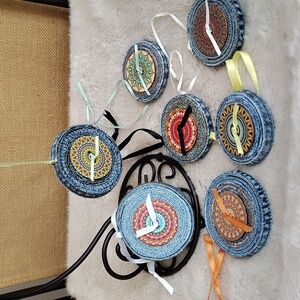 New, Denim Ornaments